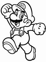 Mario Coloring Pages Characters Nintendo Drawings sketch template