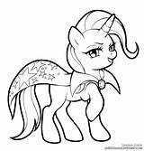 Trixie Little Lcibos Mlp Equestria Drawing sketch template