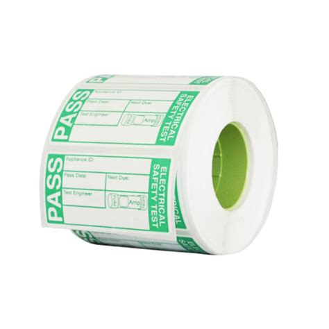 pat test labels stickers fast uk delivery positive id