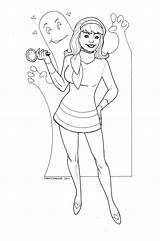 Daphne Coloring Pages Convention Sketch Trending Days Last Hanna Barbera sketch template