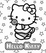 Coloring Pages Hello Kitty Princess Popular 為孩子的色頁 sketch template