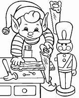 Coloring Pages Make Elf Printable Getcolorings Print Little Some sketch template