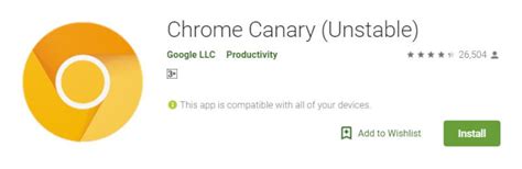 chrome canary latest version apk launched  bug fixes   techburner