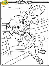 Football Coloring Pages Kids Fall Sheets School sketch template
