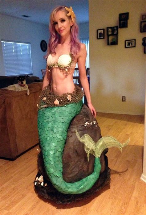 Mermaid On A Rock Dress Lyz Brickley Cosplay Mermaid Costume Rock