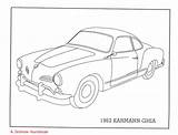 Ghia Karmann Vw Beetle Jetta Family Fusca Worksheeto sketch template