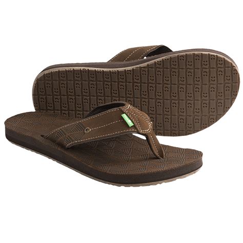 leather flip flops  men men sandals