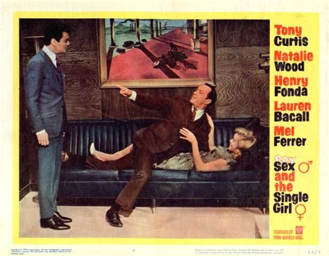sex and the single girl lobby card starring tony curtis