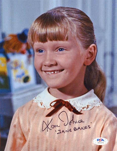 karen dotrice signed mary poppins  photo inscribed jane banks