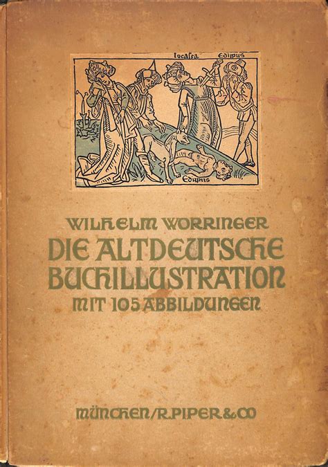 die altdeutsche buchillustration  worringer wilhelm knuf rare books ilablila