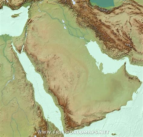 middle east maps  freeworldmapsnet