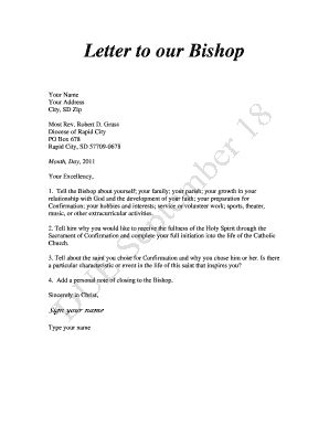 letter  bishop format fill  printable fillable blank