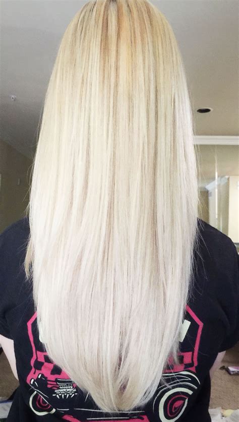 Platinum Long Blonde Hair Hairstyles Hair Styles