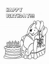 Birthday Coloring Happy Pages Pooh Winnie Wars Star Color Cake Bear Getcolorings Colouring First Boy Getdrawings Printable Hmcoloringpages sketch template