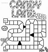 Candyland Coloring Game Pages Board Printable Games Kids Candy Land Monopoly Color Colouring Clipart Drawing Word Search Sheets Printables Bridge sketch template