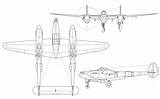 Lightning Lockheed sketch template
