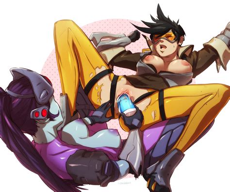 more overwatch tracer porn with zarya and widowmaker