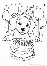 Puppy Birthday sketch template