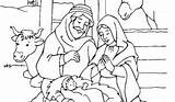 Nasterea Domnului Colorat Planse Iisus Getdrawings Nativity sketch template