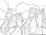 Merida Elinor Horseback Angus Disneymovieslist Colorkid sketch template