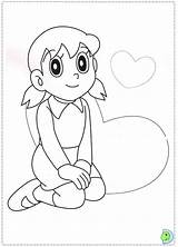 Coloring Doraemon Dinokids Print Close sketch template