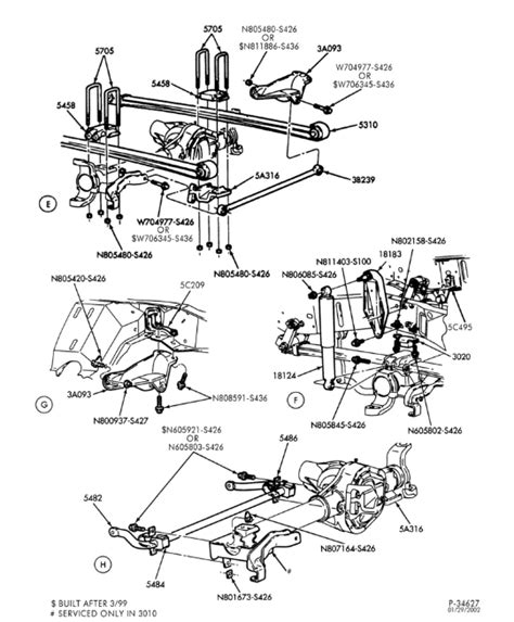 front axle parts diagram