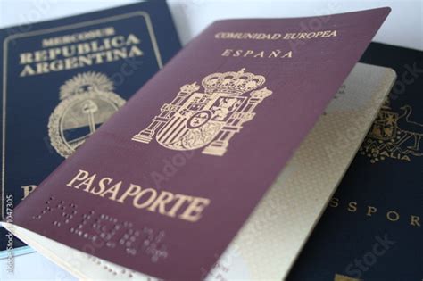 spanish passport stock photo  royalty  images  fotoliacom pic