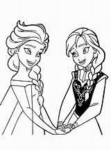 Elsa Coloring Princess Disney Pages Frozen Printable Color Getcolorings sketch template