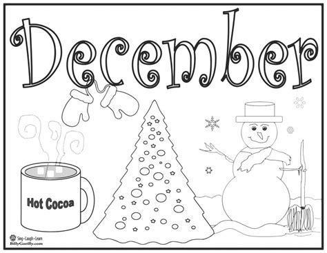 december coloring pages theme coloring coloring pages