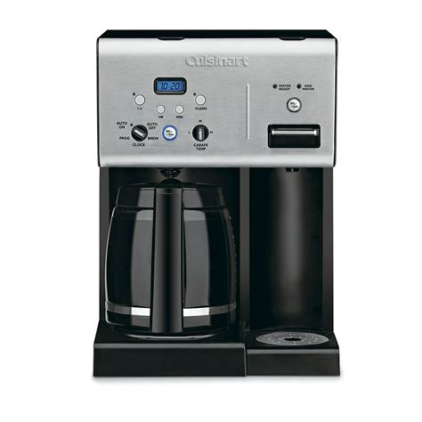 cuisinart chw  coffee   cup programmable coffeemaker  hot water system black