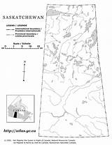 Map Outline Saskatchewan Blank Yellowmaps Sk Province sketch template