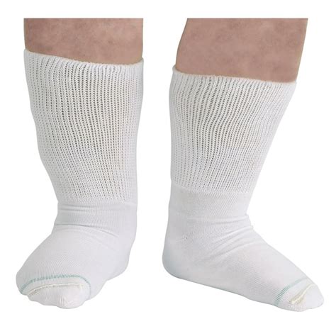 extra wide socks womens bariatric diabetic socks  wide white  pairs walmartcom