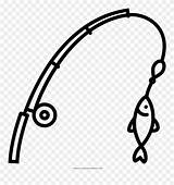 Pescar Cana Caña Reel Pinclipart Ultracoloringpages Lure sketch template