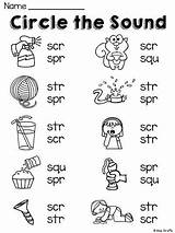 Blends Letter Activities Worksheets Trigraphs Phonics Learning Words Grade Consonant Kindergarten Trigraph 1st Printable Cvc Coloring Fun Prep Kids Choose sketch template