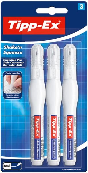 Tipp Ex Shake And Squeeze Bl3 Adhesives And Corrections School