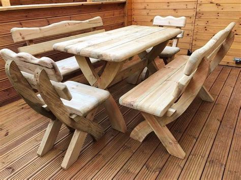 wooden garden furniture  aspley nottinghamshire gumtree