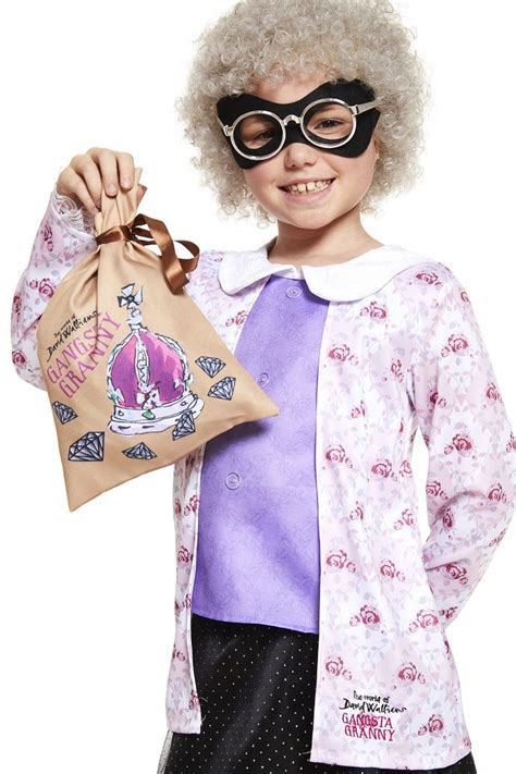 gangsta granny outfit with wig david walliams costume world book