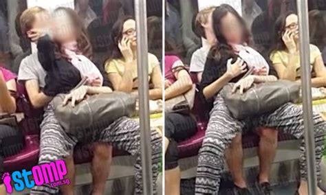 man puts his hand under gf s shirt and gropes her from marymount to bishan mrt station stomp