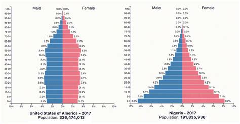 Population Geography Concept Of Population Structure Age Sex Pyramid