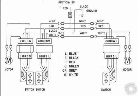 ford  power window wiring diagram wiring diagram