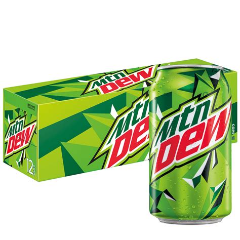 mountain dew original soda  oz cans  count walmartcom