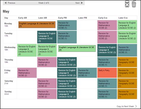 template revision timetable mytutor blog