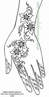 Henna Mehndi Lasepattern sketch template