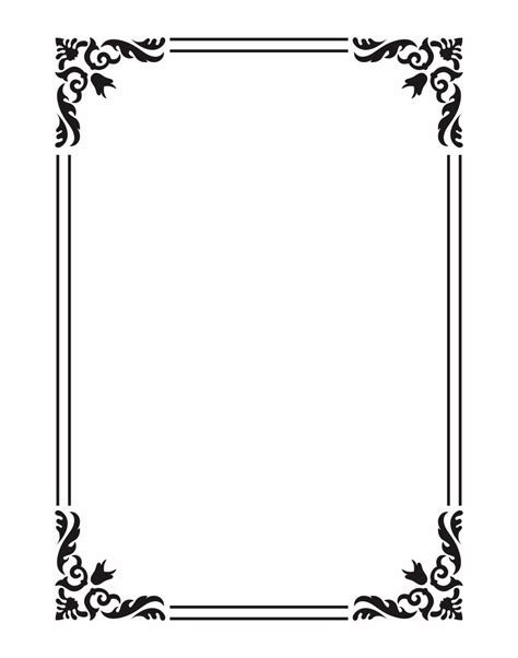 downloadable  printable picture frame template printable templates