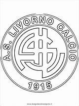 Calcio Livorno Scudetto Stampare sketch template