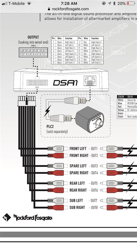 rockford fosgate dsr wiring diagram daily deck