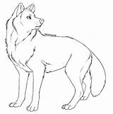Lineart Kipine Furry Sketch Lobos Winged Dibujos Canine Wolfs Kumi sketch template