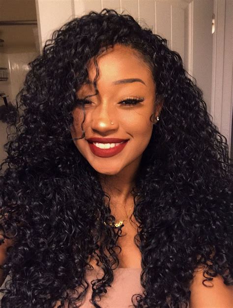 pin  blue gallivant  black girls deep wave hairstyles hair waves