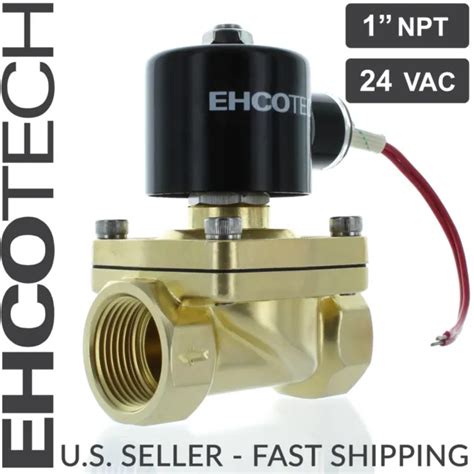 npt vac electric solenoid valve brass water air gas  volt ac nc    picclick