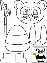 Cut Paste Panda Crafts Worksheets Kindergarten Animals Preschool Farm Animal Craft Kids Cutting Activities Toddler Para Template Coloring Arts Pages sketch template